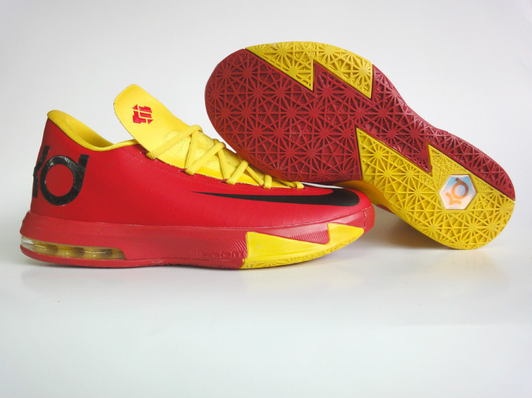 Nike Kevin Durant 6 Low Red Yellow