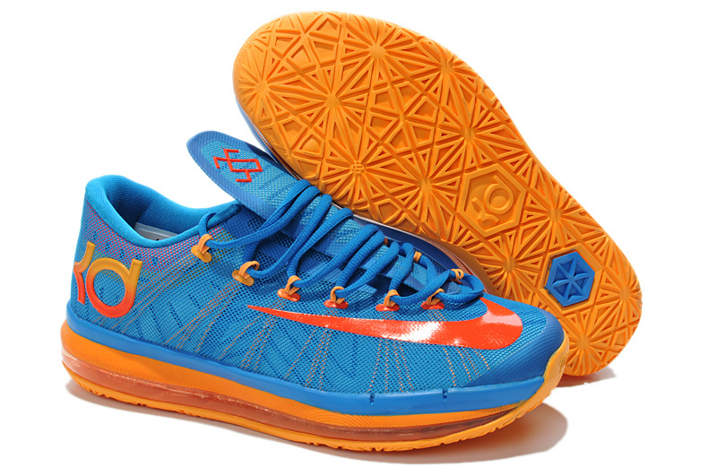 Nike Kevin Durant 6.5 Blue Orange Shoes - Click Image to Close