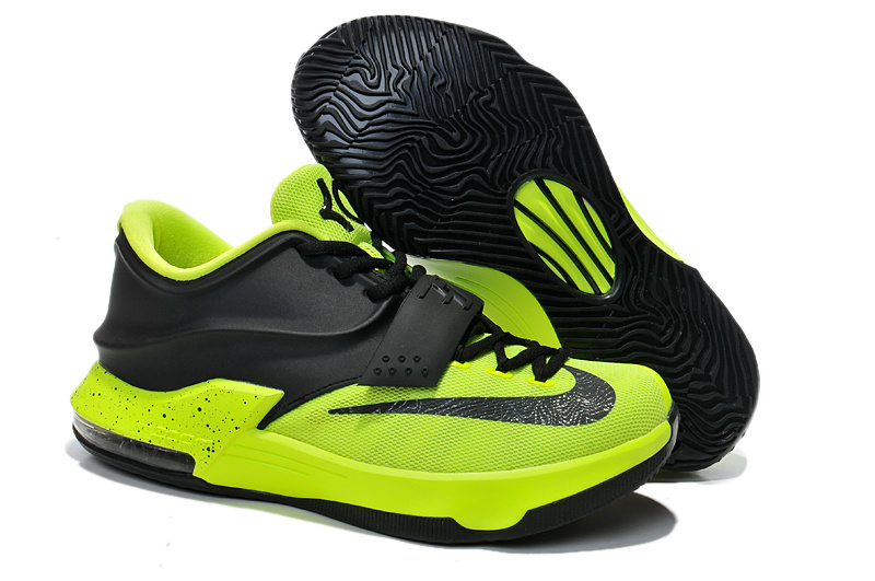 Nike Kevin Durant 7 Black Fluorscent Green Shoes