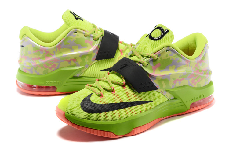 Nike Kevin Durant 7 Easter Green Black Shoes - Click Image to Close