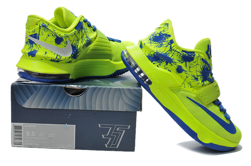 Nike Kevin Durant 7 Green Blue Shoes