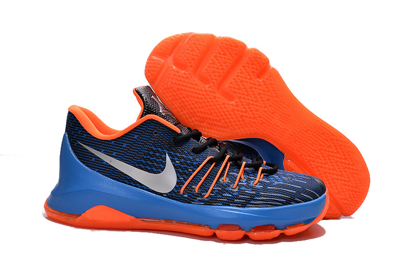 Nike Kevin Durant 8 Blue Black Orange Shoes