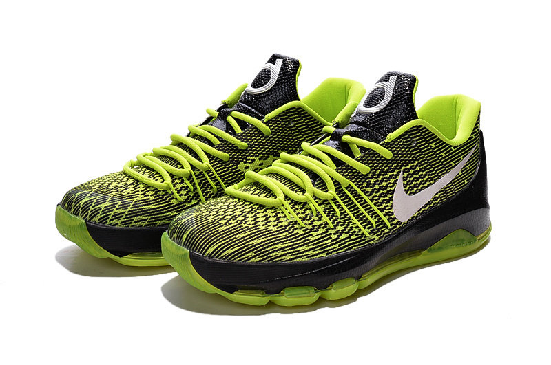 Nike Kevin Durant 8 Fluorscent Green Black White Shoes