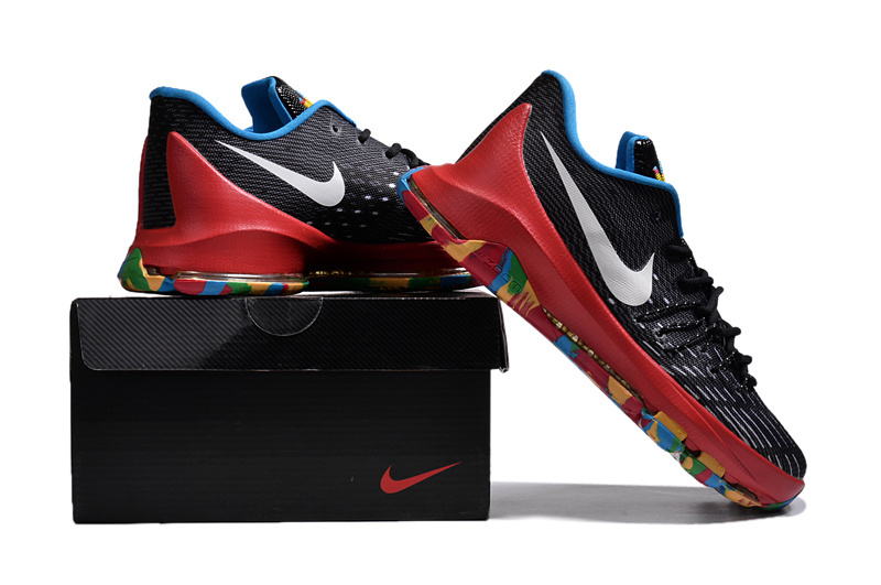 Nike Kevin Durant 8 Black Rainbow Shoes - Click Image to Close