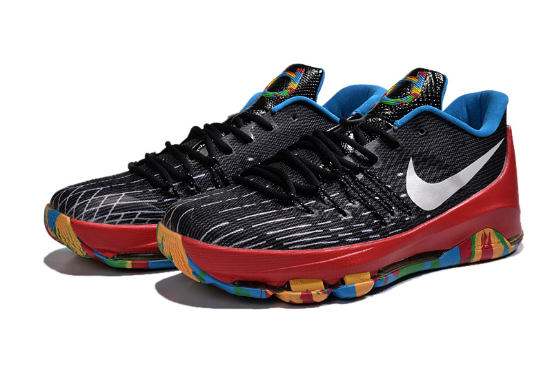 Nike Kevin Durant 8 Black Rainbow Shoes