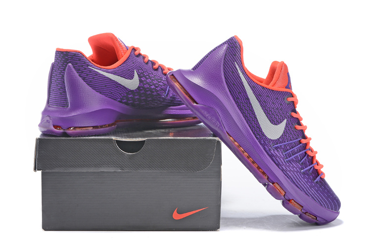 Nike Kevin Durant 8 Purple Orange Shoes