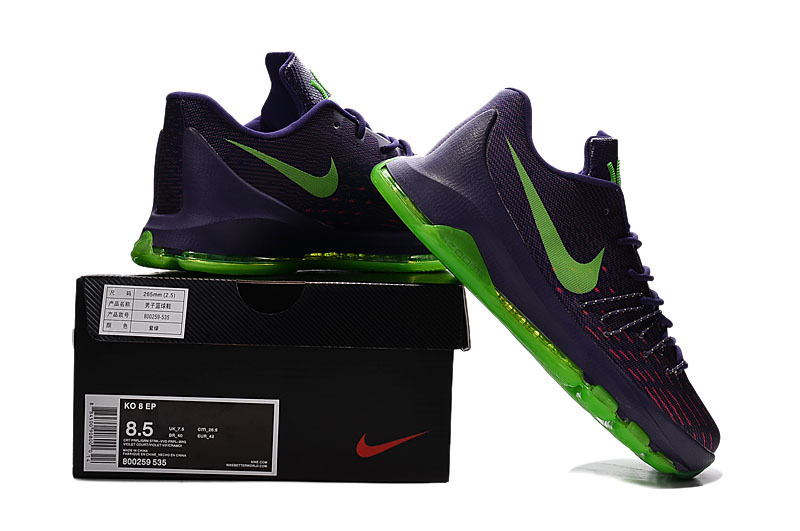 Nike Kevin Durant 8 Purple Volt Shoes - Click Image to Close
