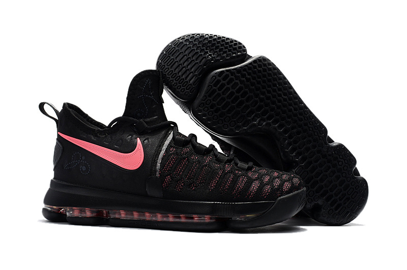 Nike Kevin Durant 9 Breast Cancer Black Pink Shoes - Click Image to Close