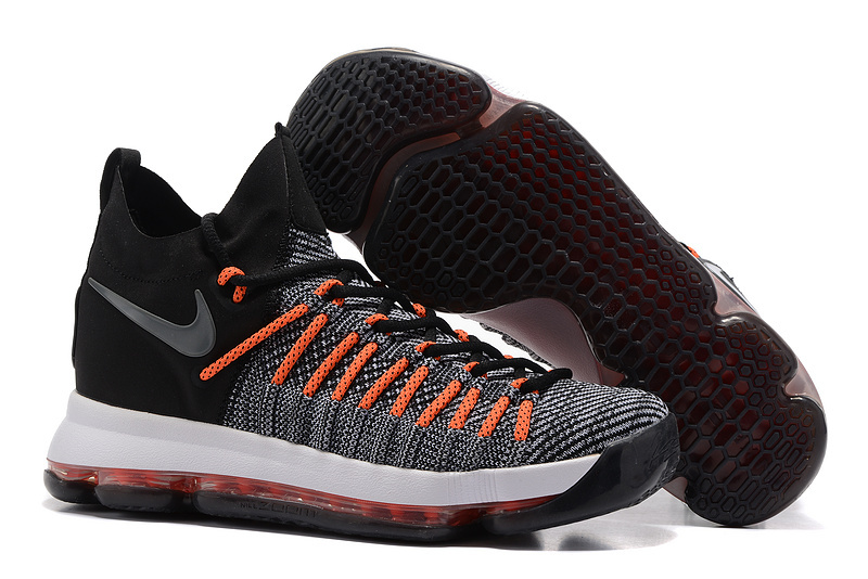 Nike Kevin Durant 9 Elite Black Orange White Shoes