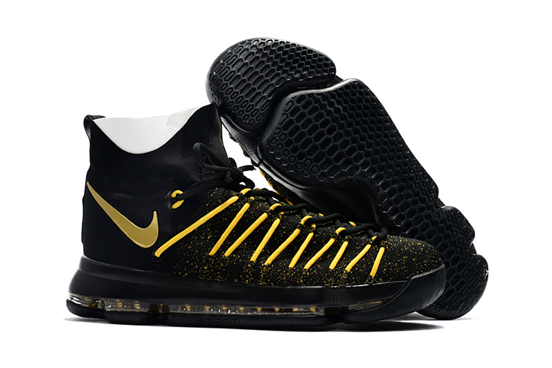 Nike Kevin Durant 9 Elite Black Yellow Shoes - Click Image to Close