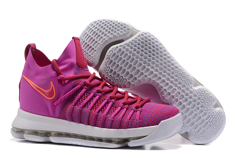 Nike Kevin Durant 9 Mother's Day Purple Red Shoes - Click Image to Close