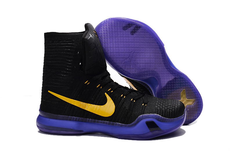 kobe bryant black and yellow shoes