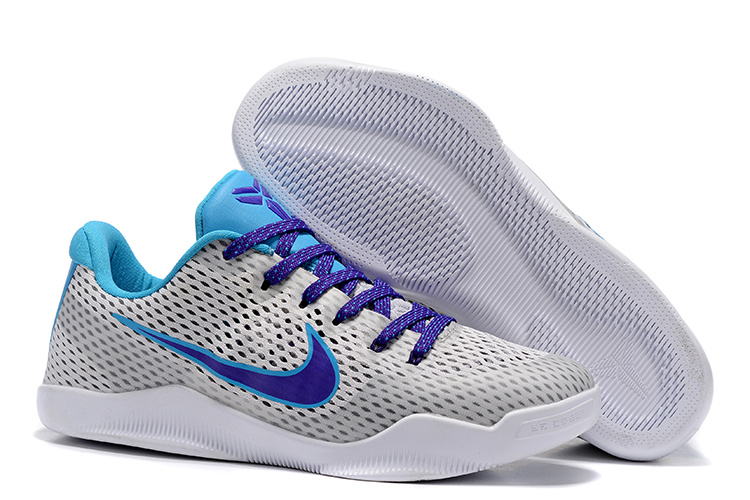 Nike Kobe 11 EM Draft Day Wolf Grey Blue Shoes