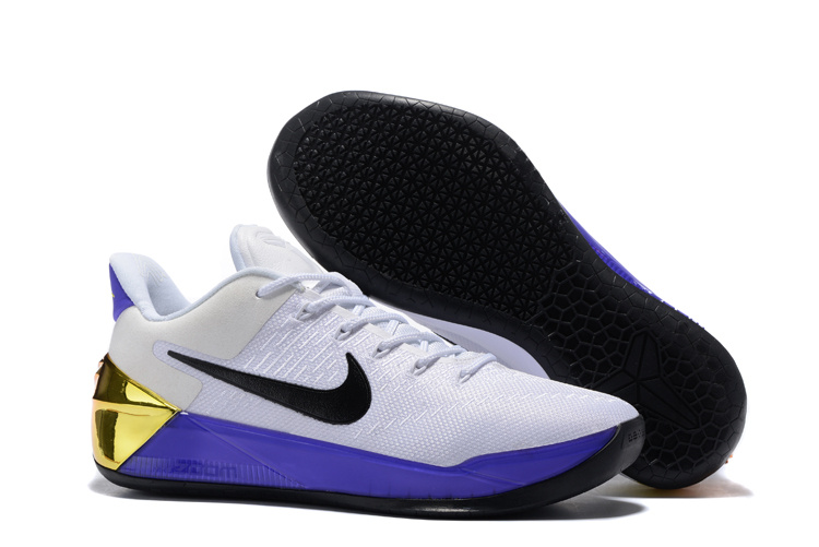 Nike Kobe 12 A.D White Purple Gold Shoes - Click Image to Close
