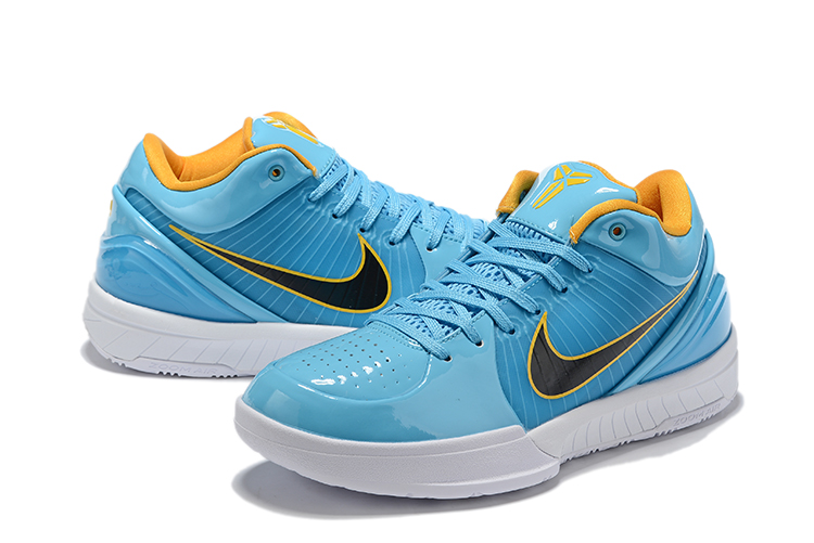 2019 Nike Kobe 4 Blue Yellow Shoes