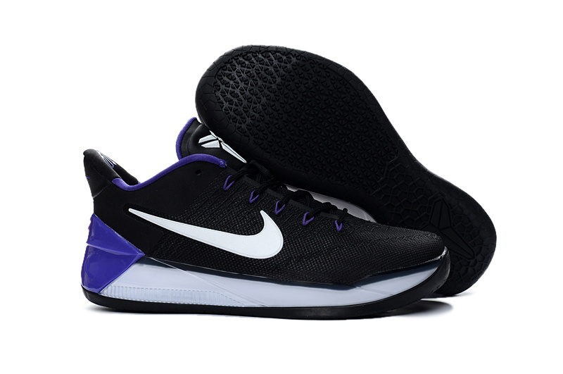 Nike Kobe A.D Black Purple White Shoes - Click Image to Close