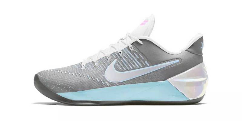 Nike Kobe A.D Grey Light Blue White Shoes