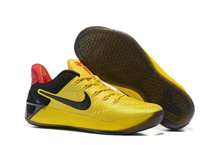 Nike Kobe A.D Yellow Black Shoes - Click Image to Close
