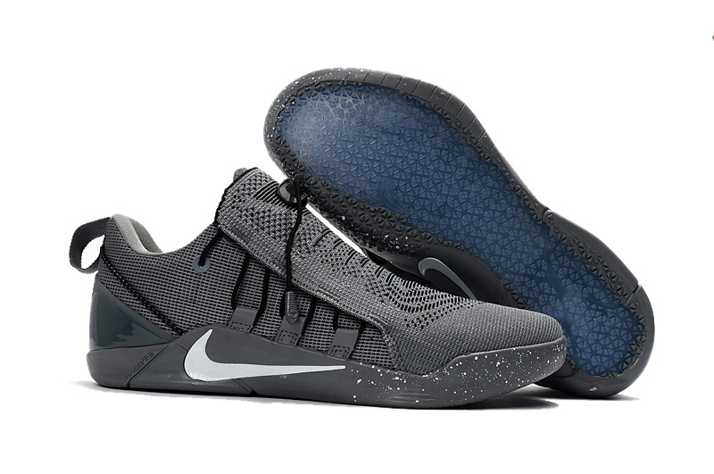 Nike Kobe A.D. NXT Flyknit Carbon Grey Black Shoes - Click Image to Close