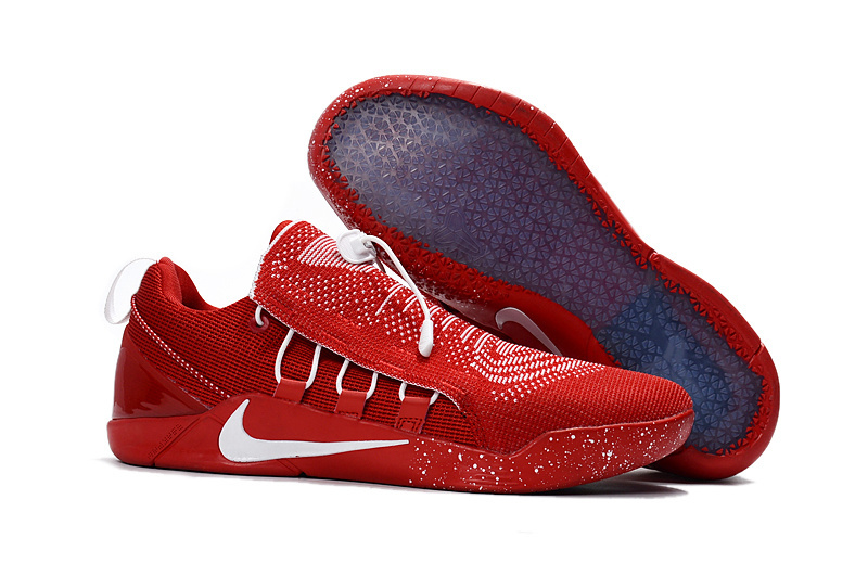 Nike Kobe A.D. NXT Flyknit Red White Shoes - Click Image to Close