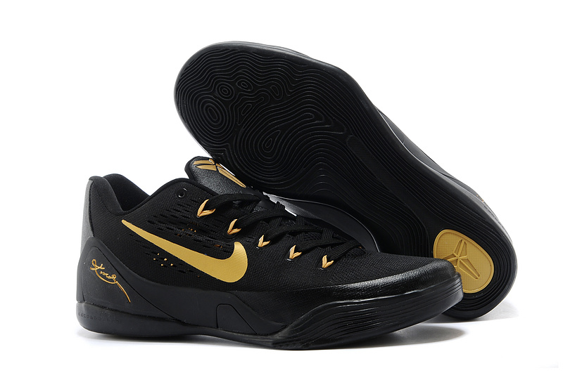 Nike Kobe Bryant 9 Low Black Gold For Women