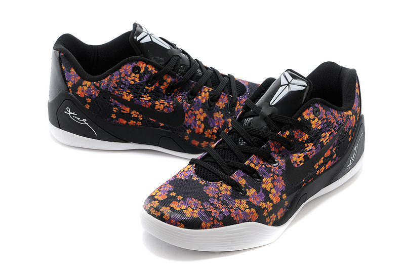 Nike Kobe Bryant 9 Low Black Print For Women - Click Image to Close