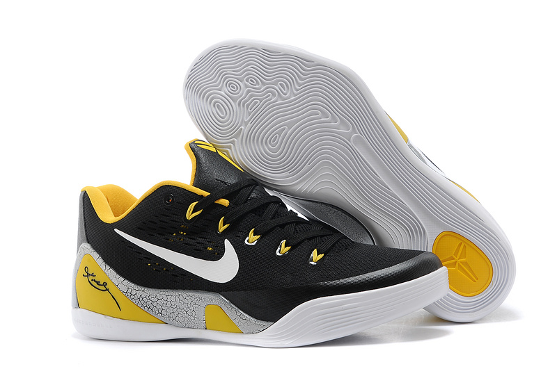 Nike Kobe Bryant 9 Low Black Yellow White For Women