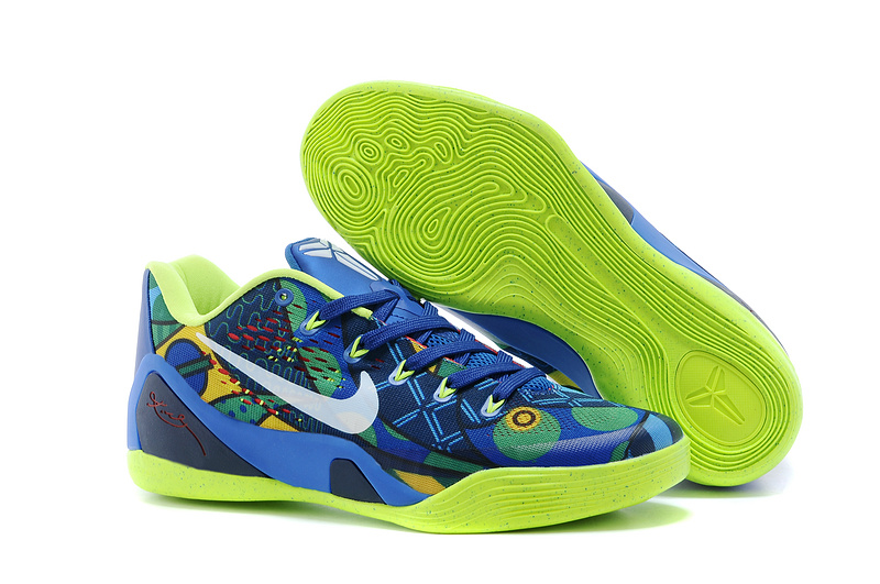 Nike Kobe Bryant 9 Low Blue Green For Women - Click Image to Close