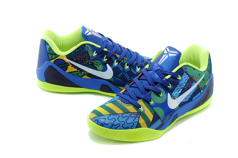 Nike Kobe Bryant 9 Low Blue Green For Women - Click Image to Close