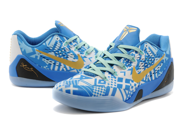 Nike Kobe Bryant 9 Low Blue White Black For Women