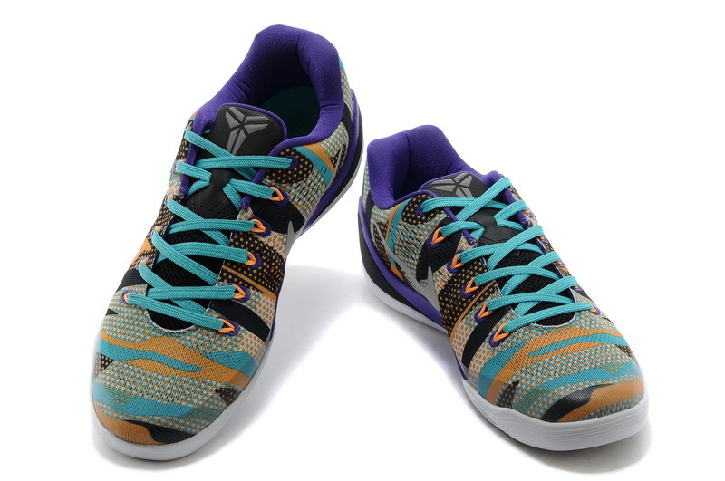 Nike Kobe Bryant 9 Low Grey Purple Print For Women - Click Image to Close