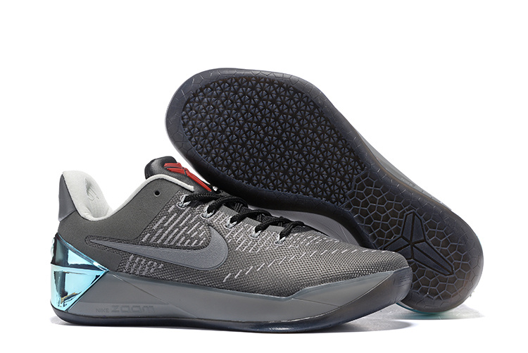 Nike Kobe Bryant A.D AstonMartin Grey Black Shoes - Click Image to Close