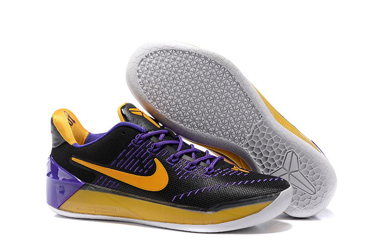 Nike Kobe Bryant A.D Black Purple Yellow Shoes