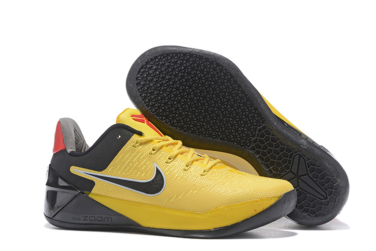 Nike Kobe Bryant A.D Bruce Lee Yellow Black Shoes - Click Image to Close