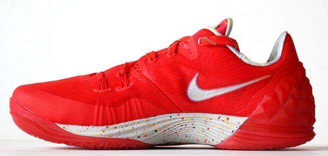 Nike Kobe Bryant Venomenon 5 Red White Shoes - Click Image to Close