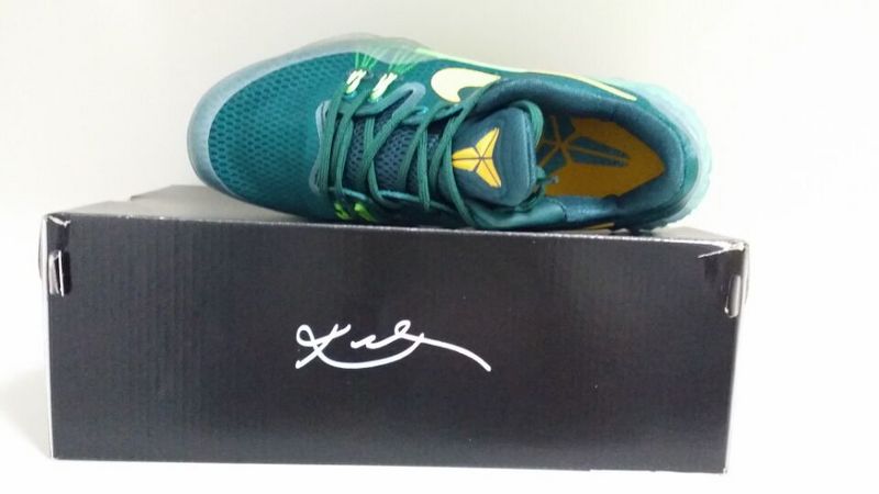 Nike Kobe Venomenon 5 Green Yellow Shoes - Click Image to Close