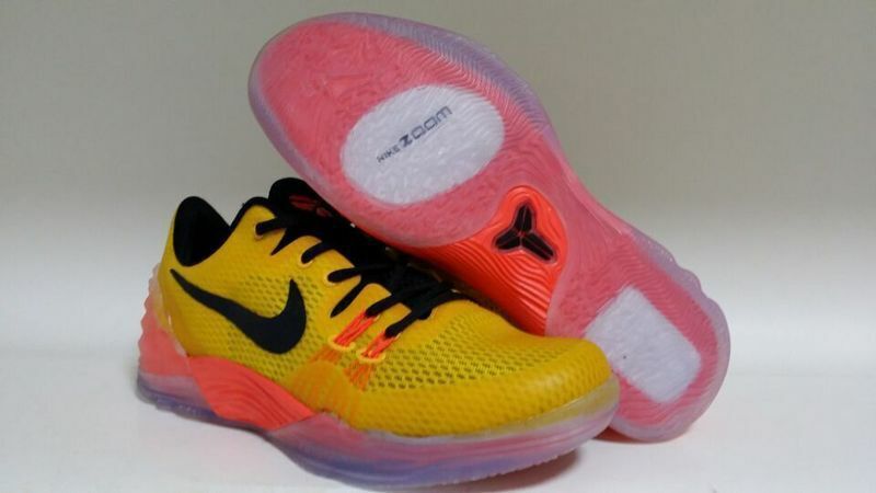 Nike Kobe Venomenon 5 Yellow Black Orange Shoes