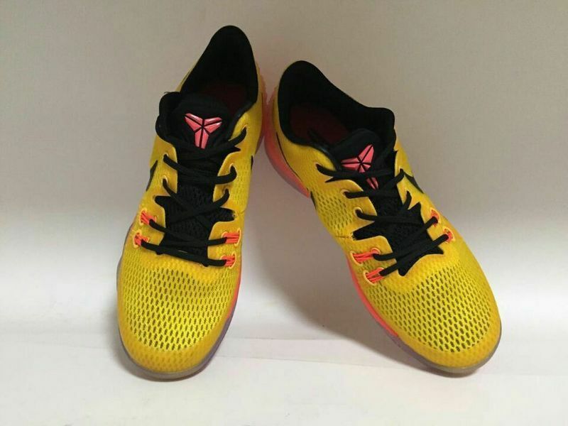 Nike Kobe Venomenon 5 Yellow Black Orange Shoes - Click Image to Close