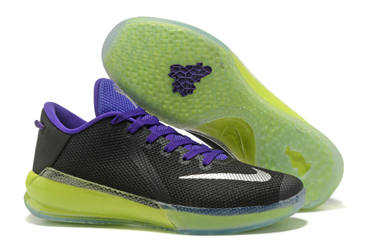 Nike Kobe Venomenon 6 Black Purple Green Shoes - Click Image to Close
