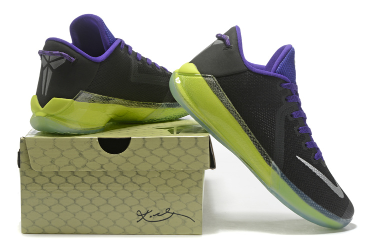 Nike Kobe Venomenon 6 Black Purple Green Shoes - Click Image to Close