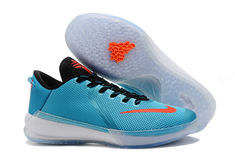 Nike Kobe Venomenon 6 Sea Blue Black Orange Shoes - Click Image to Close