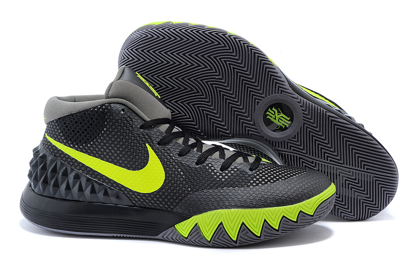 Nike Kyrie 1 Black Green Basketball Shoes - Click Image to Close