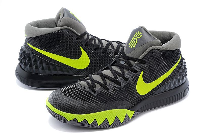 Nike Kyrie 1 Black Green Basketball Shoes - Click Image to Close