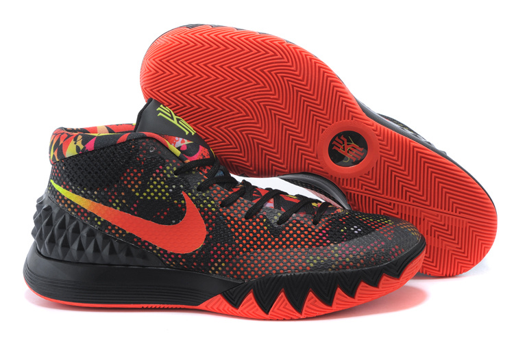 Nike Kyrie 1 Black Red Basketball Shoes - Click Image to Close