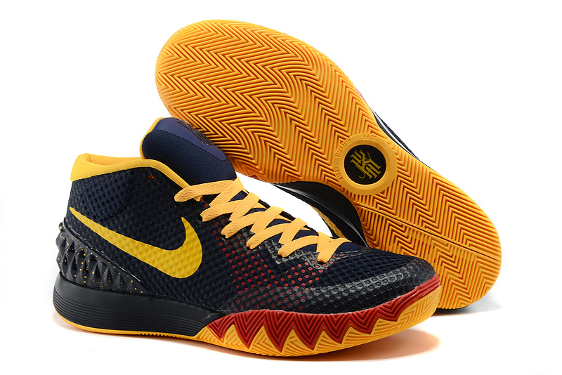 Nike Kyrie 1 Black Yellow Red Shoes - Click Image to Close