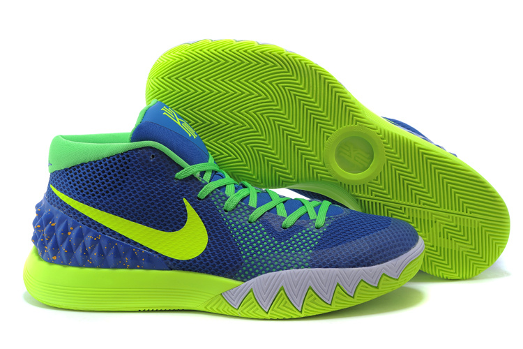 Nike Kyrie 1 Blue Fluorscent Green Basketball Shoes