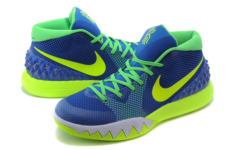 Nike Kyrie 1 Blue Fluorscent Green Basketball Shoes