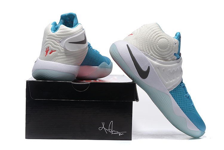 Nike Kyrie 2 Christmas Blue White Shoes - Click Image to Close