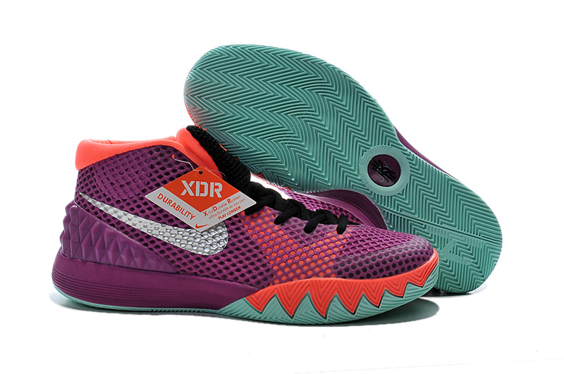 Nike Kyrie 1 Easter Purple Orange Green Shoes