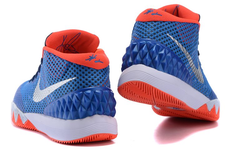 Nike Kyrie 1 Independent Day Blue White Orange Shoes - Click Image to Close
